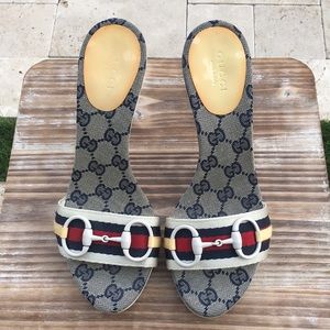 Gucci logo heels